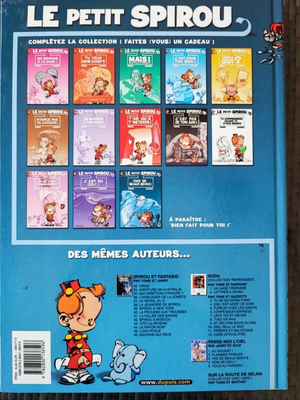 Le Petit Spirou - T13 - Fais de beaux rêves - EO