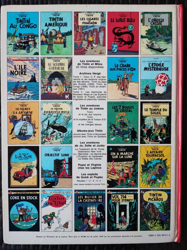 Tintin - Vol 714 pour Sidney - 1969