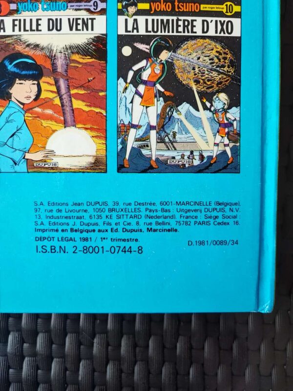 Yoko Tsuno - T11 - La spirale du temps - EO