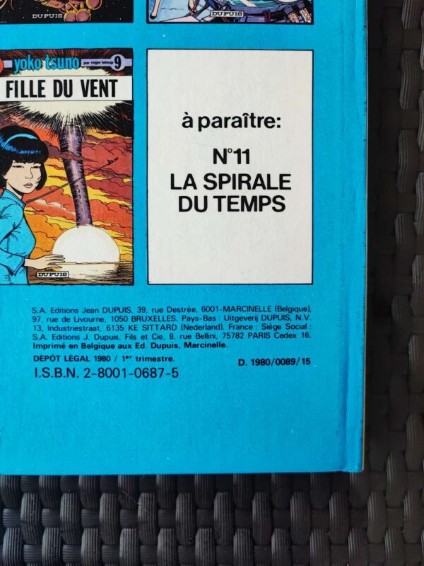 Yoko Tsuno - T10 - La lumière d'Ixo - EO