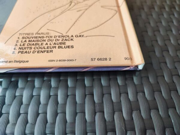 Jessica Blandy - T6 - Au loin la fille d'Ipanema - EO - Edition rare imprimée à l'envers