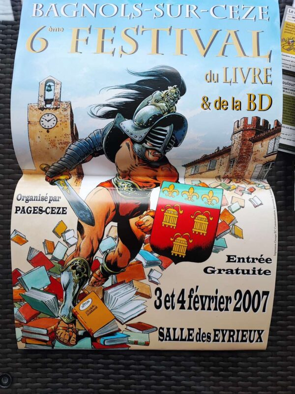 Affiche Festival BD - Bagnols-sur-Cèze 2007