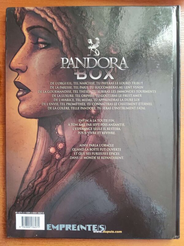Pandora box - T1 - L'orgueil - EO