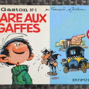 Gaston - Gare aux gaffes - Tome 1 - EO 1966 - Signé