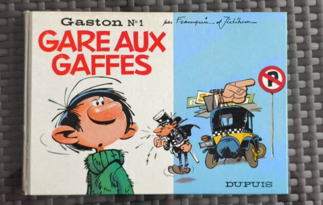 Gaston - Gare aux gaffes - Tome 1 - EO 1966 - Signé