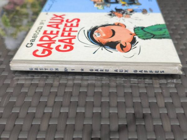 Gaston - Gare aux gaffes - Tome 1 - EO 1966 - Signé