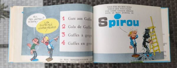 Gaston - Gare aux gaffes - Tome 1 - EO 1966 - Signé